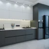 Canadian RTI Kitchens offers Modern kitchen featuring sleek cabinetry and integrated appliances, showcasing Canadian-made design trends and style options