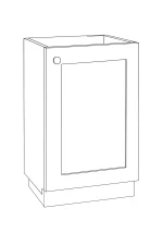 Base Single Door Cabinet - Image 5