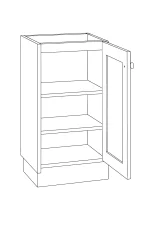 Base Single Door Cabinet - Image 4