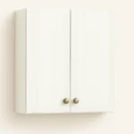 Wall Double Door High Gloss White
